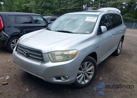 2008 Toyota Highlander Hybrid Limited из США, поврежденный, VIN JTEEW44A682021140